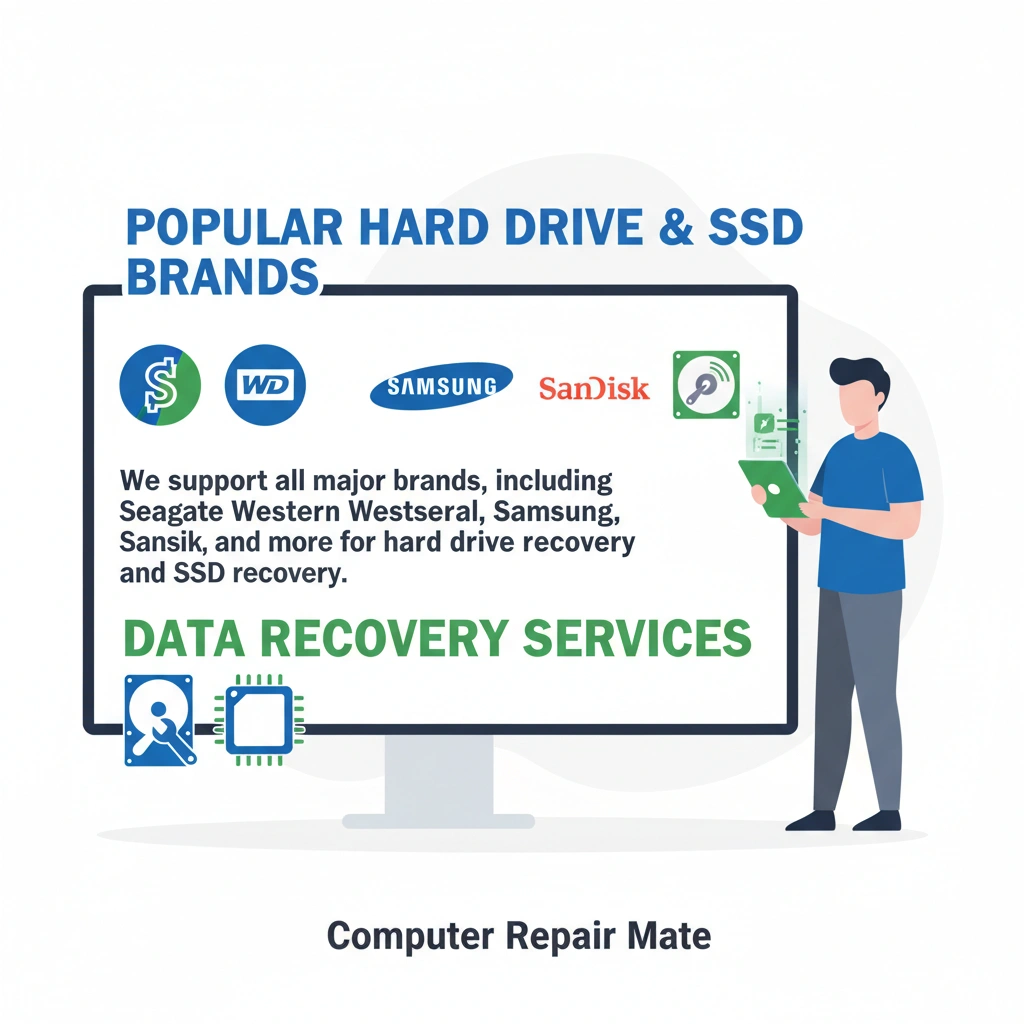 Popular Hard Drive & SSD Brands