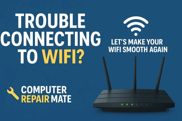 Trouble connecting to wifi