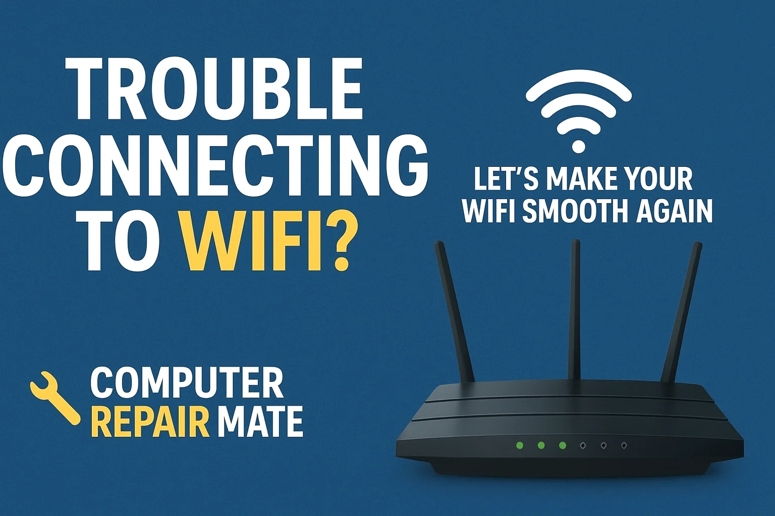 Trouble connecting to wifi