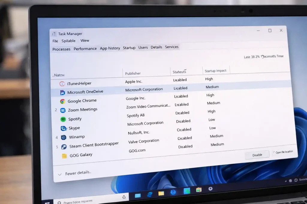 slow laptop