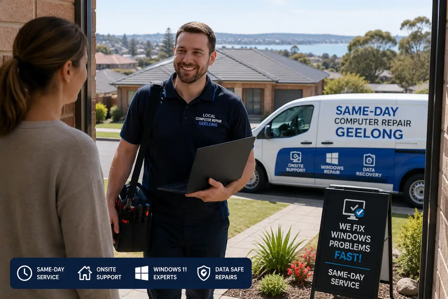 Same-day computer repair in Geelong