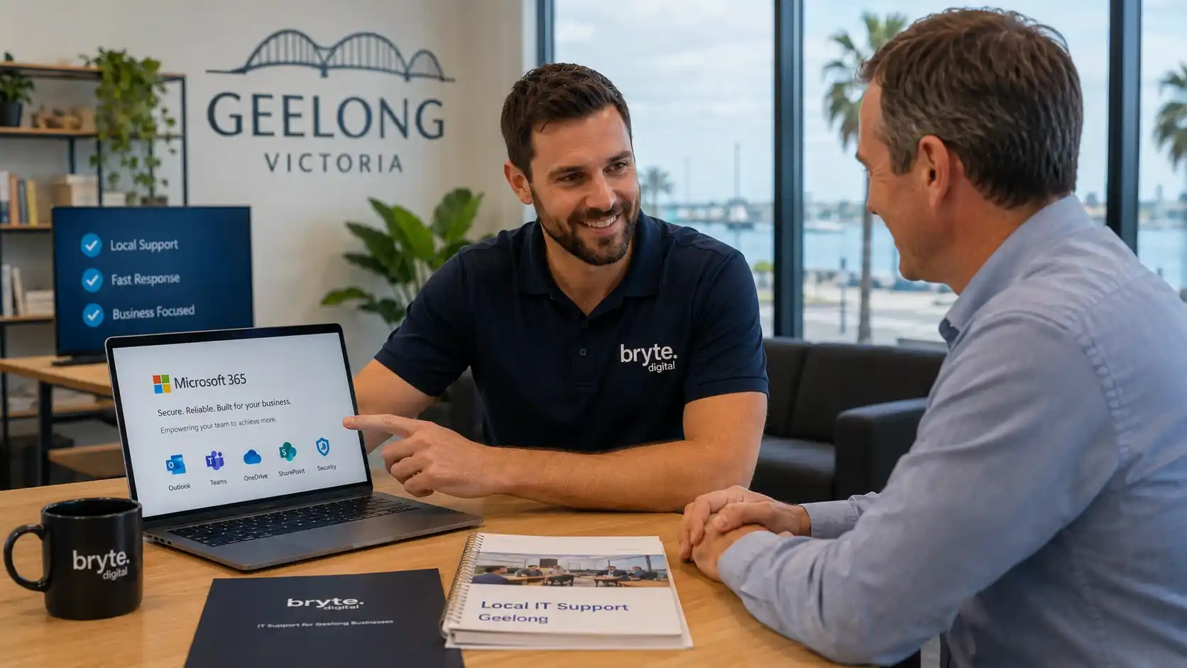 Local Microsoft 365 IT support services helping businesses across Geelong suburbs